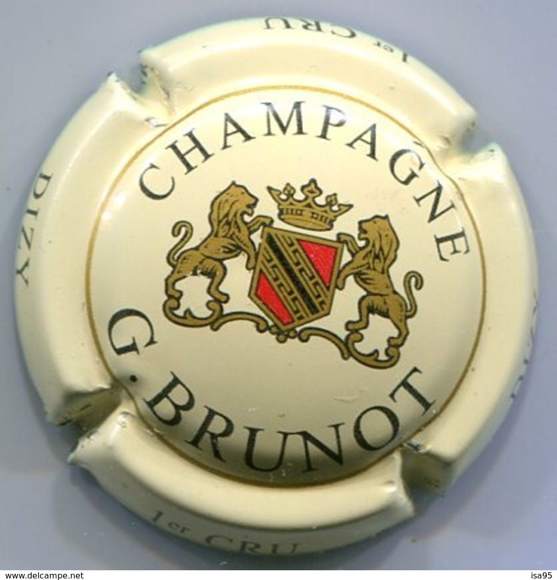 CAPSULE-CHAMPAGNE BRUNOT G N°02 Créme - Autres & Non Classés