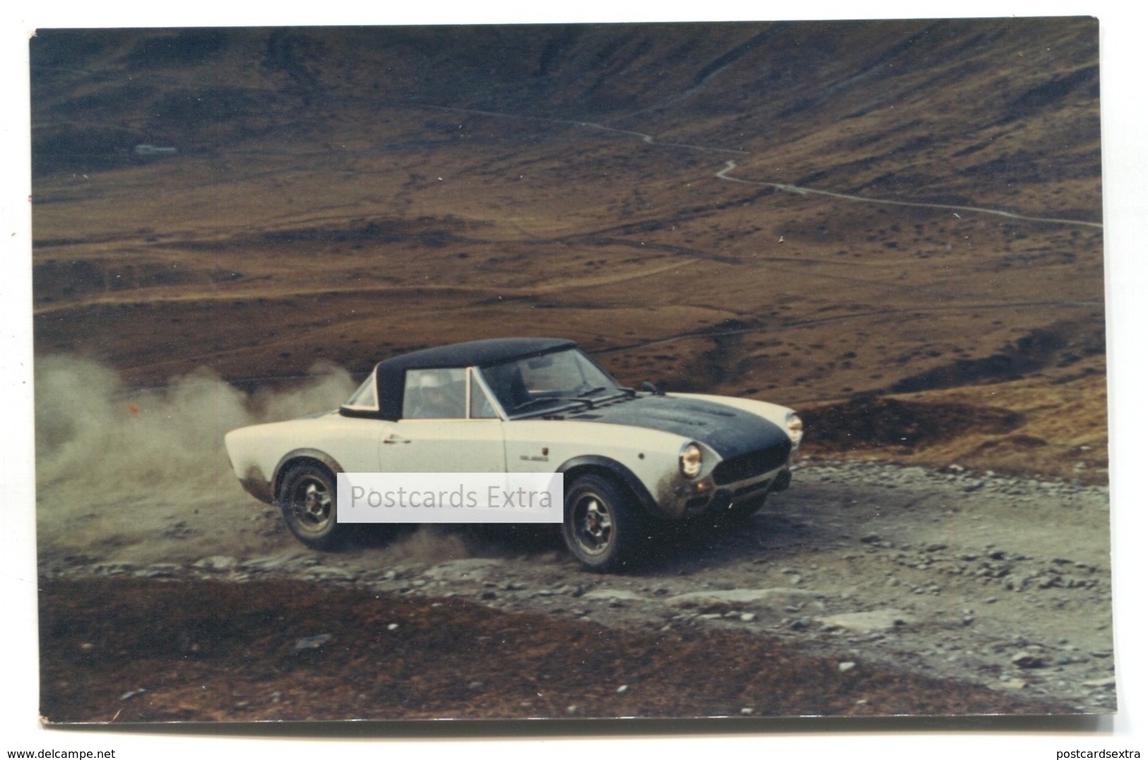 Fiat Abarth 124 Rally - Sports Car - C1970's Postcard - Passenger Cars