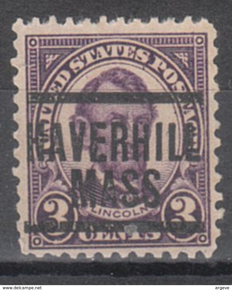 USA Precancel Vorausentwertung Preo, Locals Massachusetts, Haverhill 635-204 - Precancels