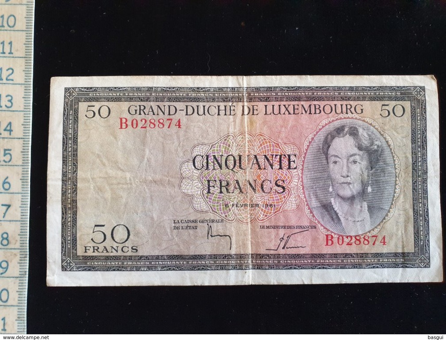 Billet 50 Francs Luxembourg -1961 - Luxembourg