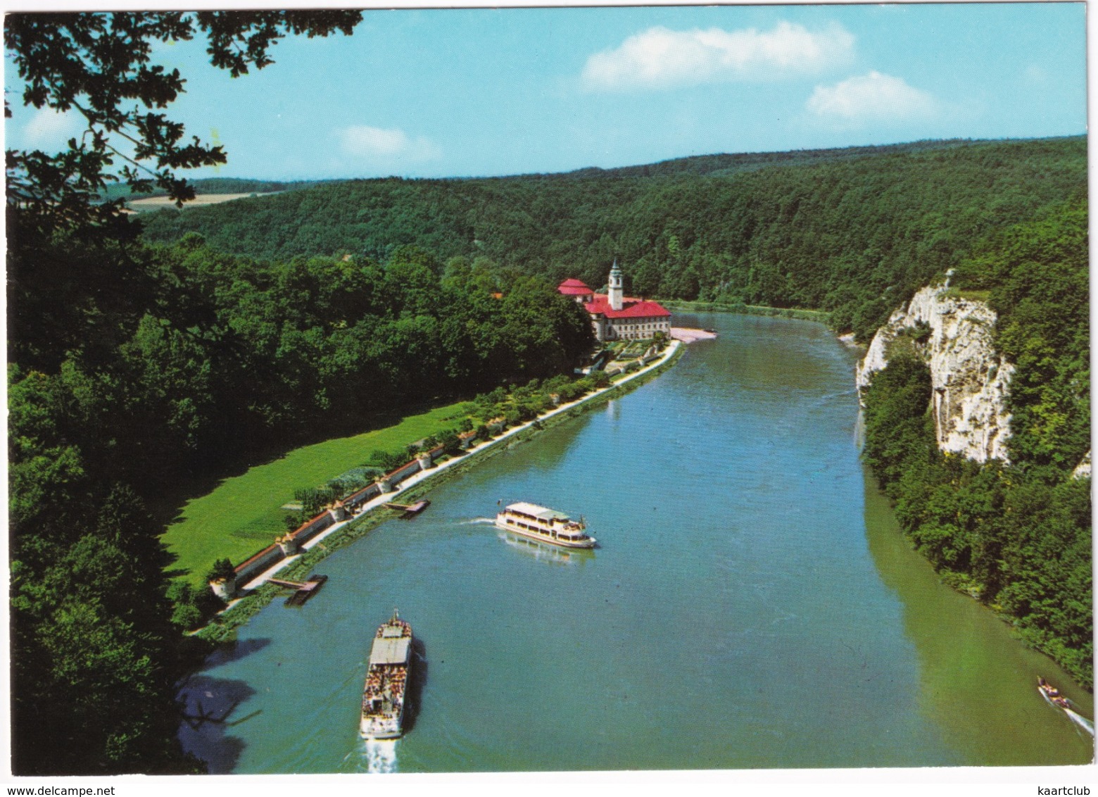 Kelheim - Kloster Weltenburg  (Benediktinerabtei) - Donau -  Passagierschiffe - Kelheim