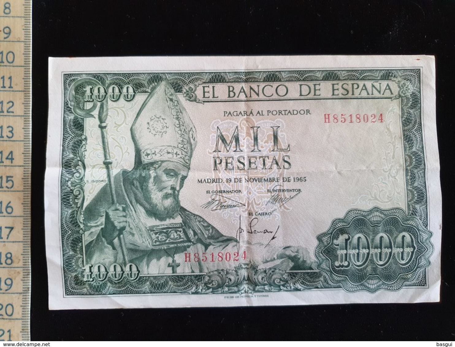 Billet 1000 Pesetas, Espagne, 1965 - 1000 Pesetas