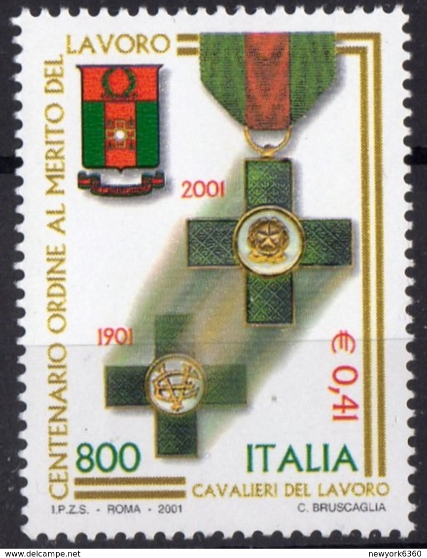 2001 ITALIE  N** 2495  MNH - 2001-10:  Nuovi