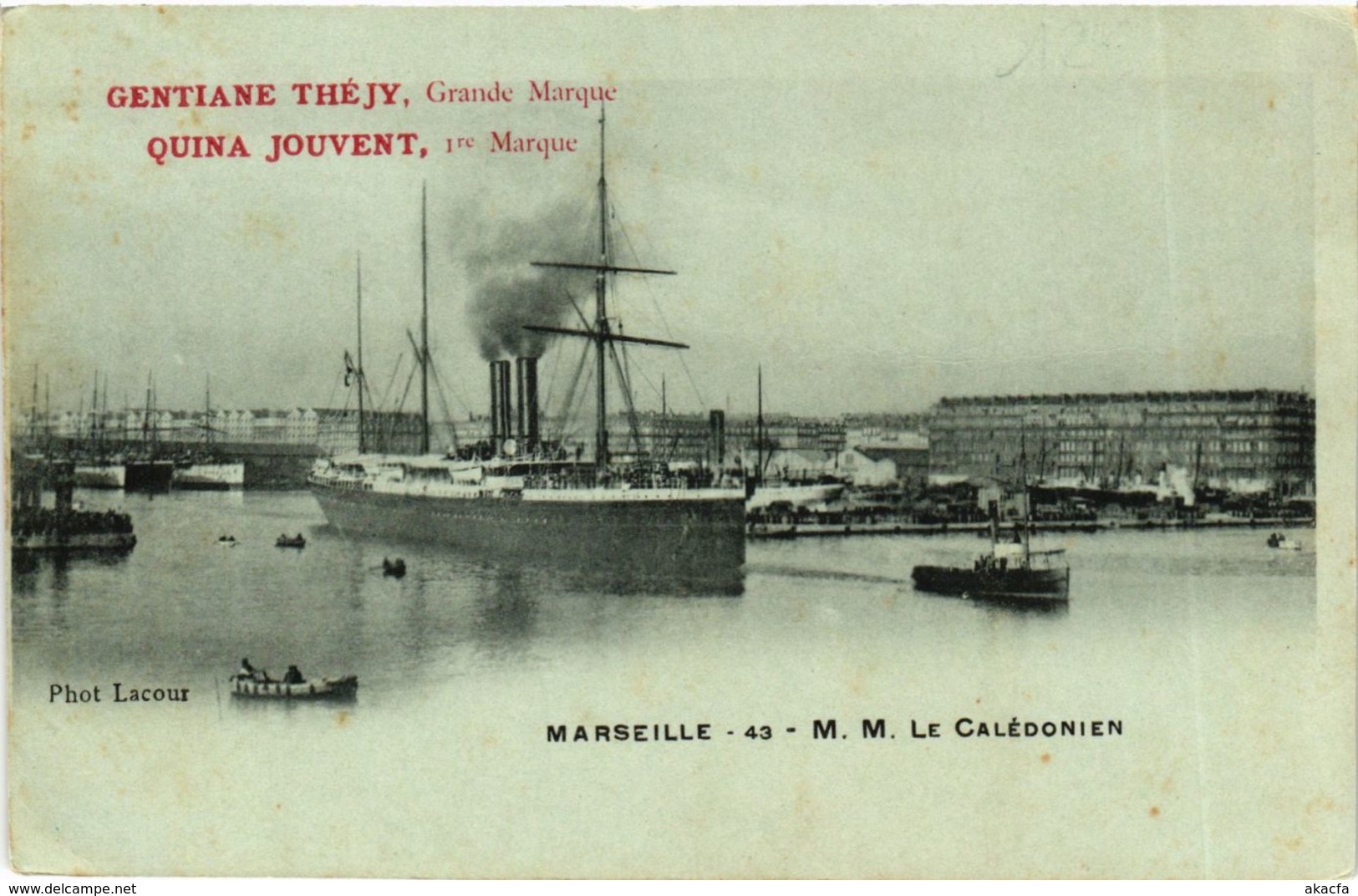 CPA M.M. Le Caledonien - Marseille SHIPS (911260) - Paquebots