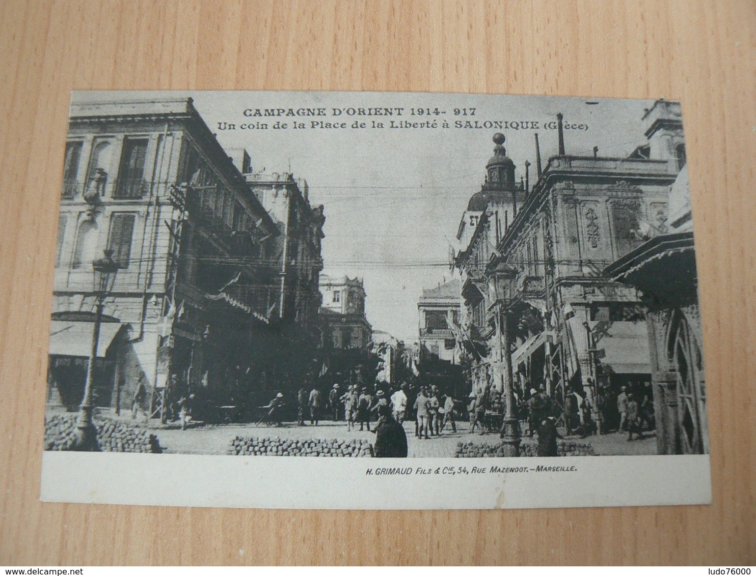 CP 125 / GRECE / SALONIQUE CAMPAGNE D ORIENT 1914/17 PLACE DE LA LIBERATION / CARTE VOYAGEE - Grecia
