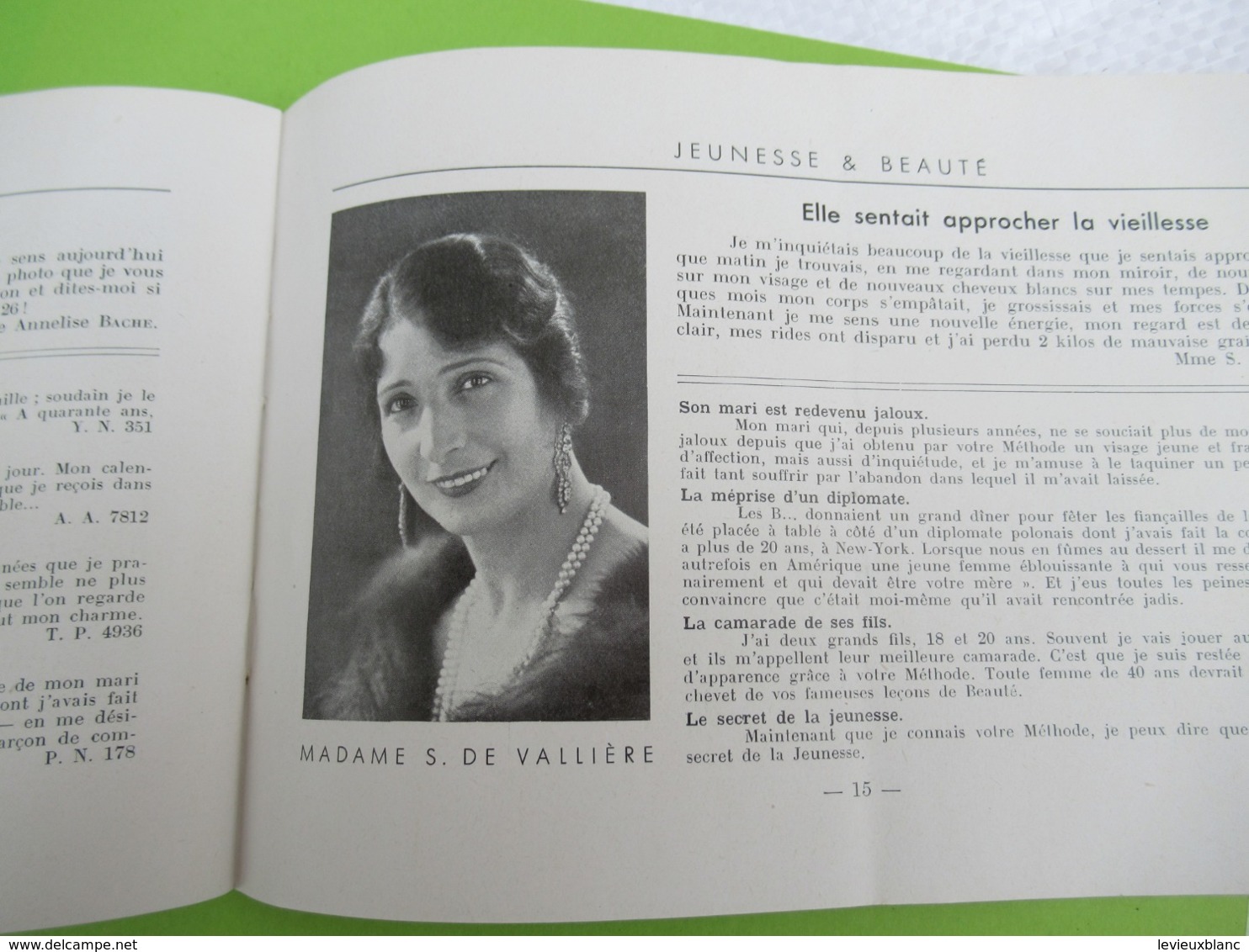 Fascicule Promotionnel/"JEUNESSE & BEAUTE"/Les Miracles De La Méthode DUGAN Racontés Par Ses Adeptes/Vers 1930   PARF204 - Autres & Non Classés
