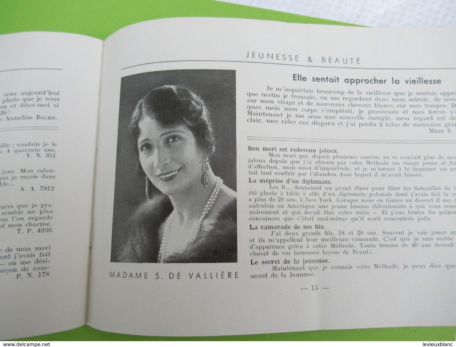 Fascicule Promotionnel/"JEUNESSE & BEAUTE"/Les Miracles De La Méthode DUGAN Racontés Par Ses Adeptes/Vers 1930   PARF204 - Altri & Non Classificati