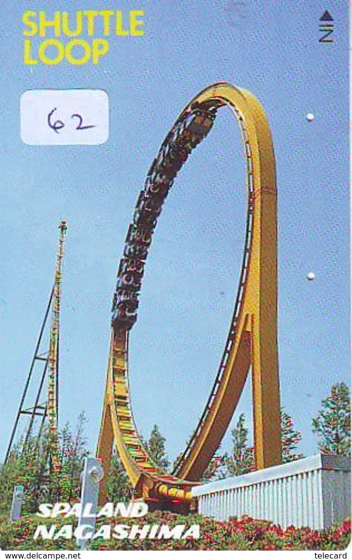 Télécarte - Parc D'attractions - Montagne Russe - ROLLER COASTER (62)– ACHTBAAN Pretpark - ACHTERBAHN Vergnügungspark - Jeux