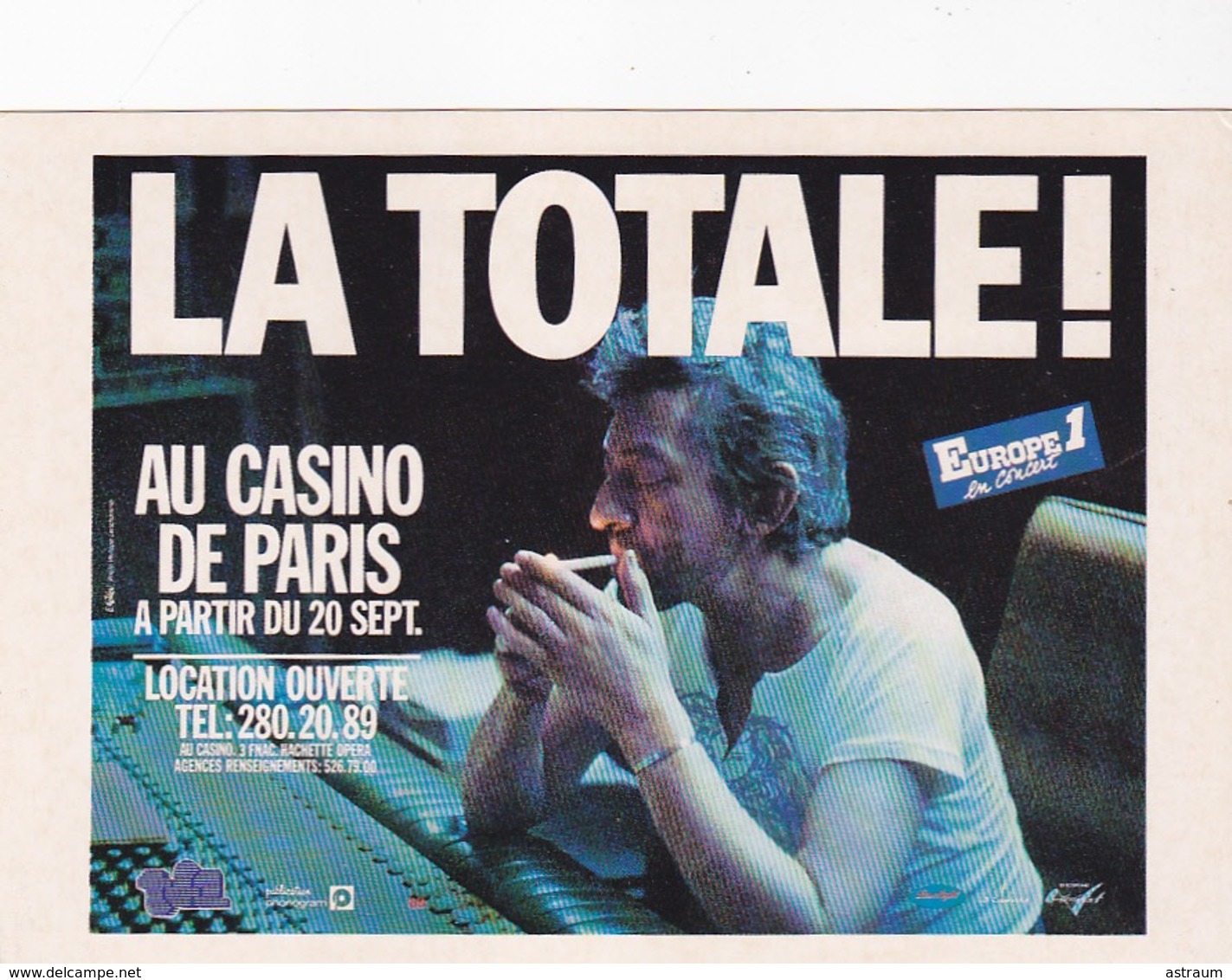 Lot 3 Cp-celeb-serge Gainsbourg - Artistas