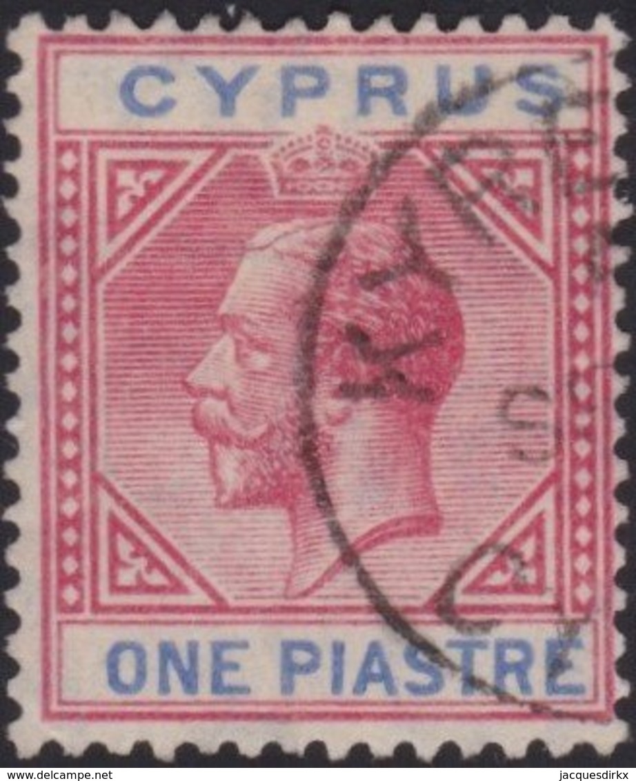 Cyprus     .    SG     .   77   .     O     .  Gebruikt    .     /    .    Cancelled - Cyprus (...-1960)