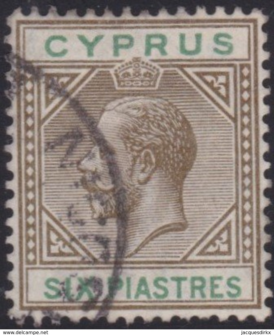 Cyprus     .    SG     .   80     .     O     .  Gebruikt    .     /    .    Cancelled - Cyprus (...-1960)