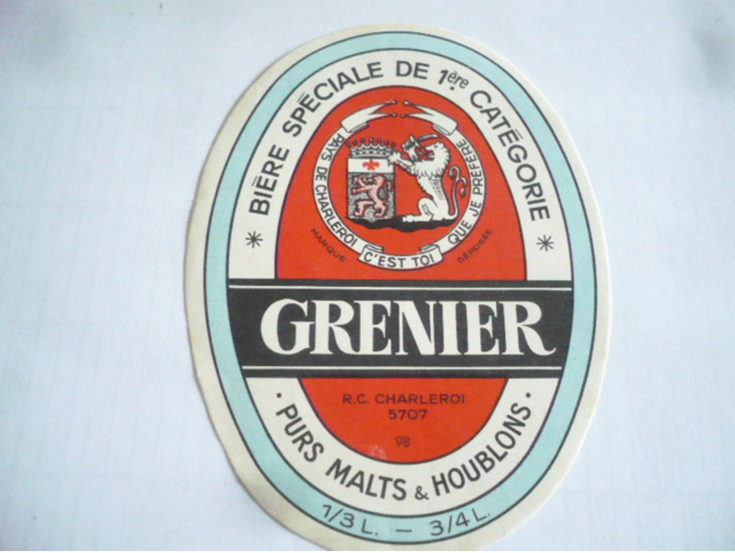 Belgische Bier Grenier  5 Stuks - Alcools