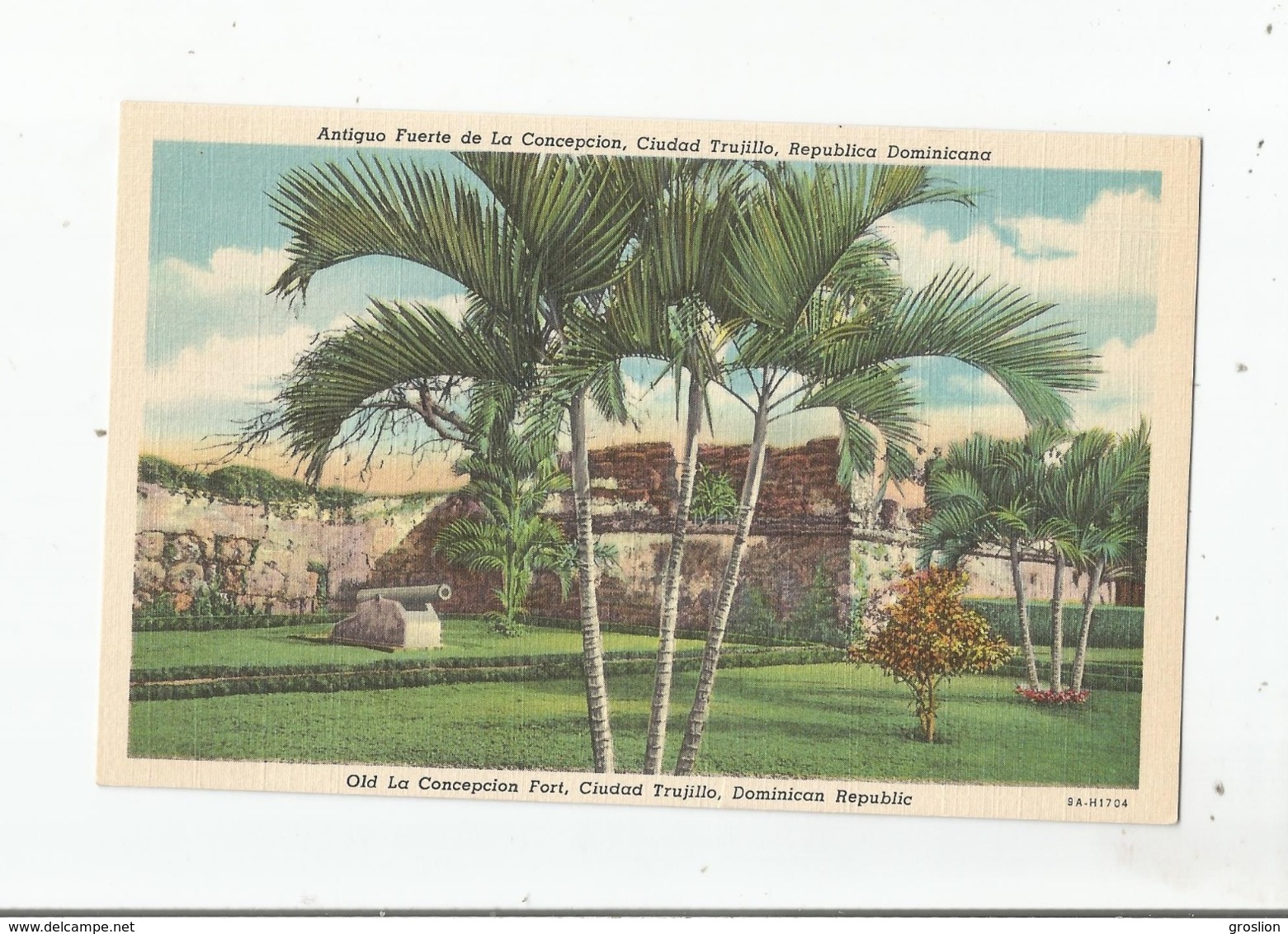 CIUDAD TRUJILLO ANTIGUO FUERTE DE LA CONCEPCION REPUBLICA DOMINICANA 1704 - República Dominicana