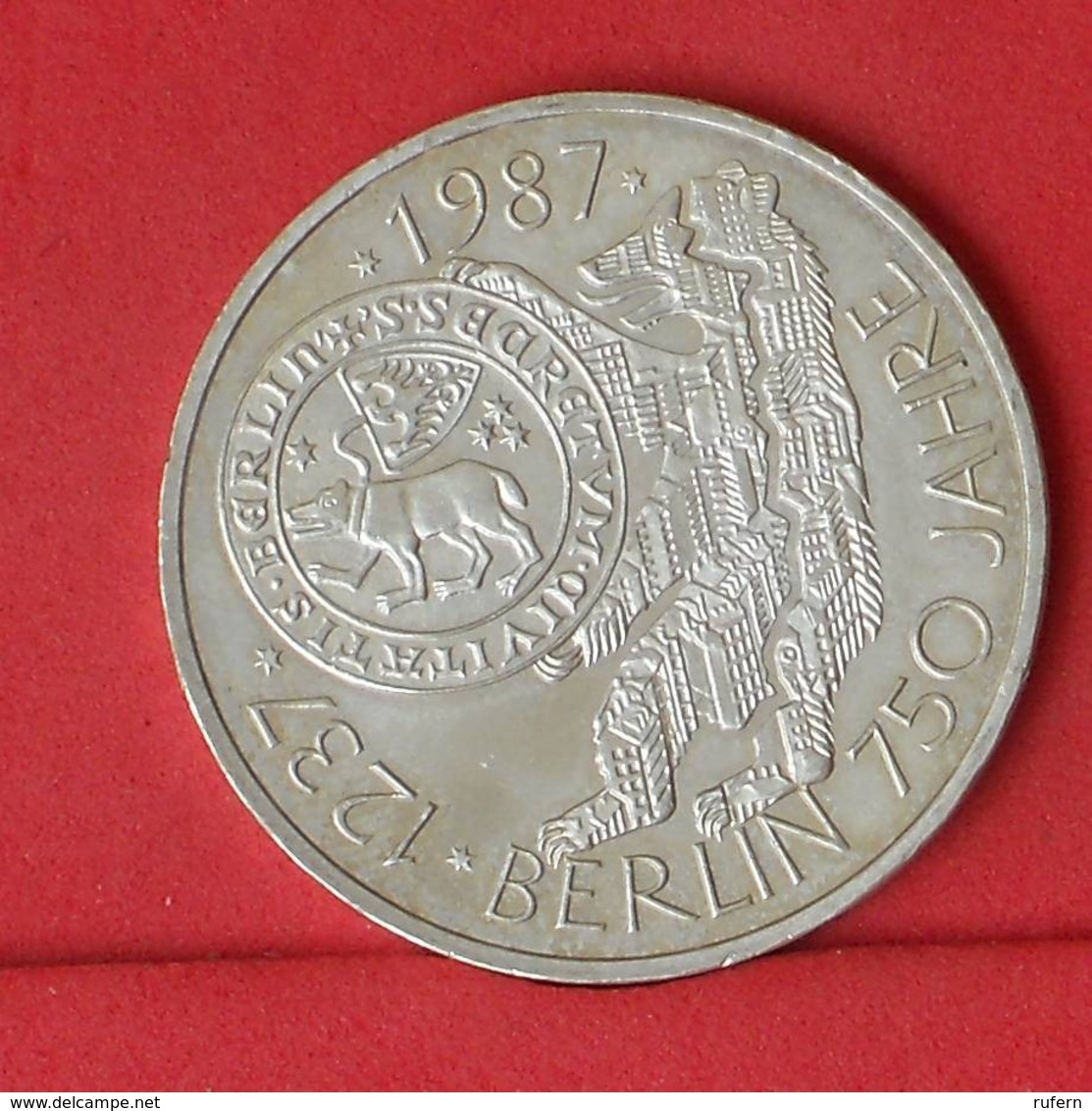 GERMANY FEDERAL REPUBLIC 10 MARK 1987 J - *SILVER*   KM# 166 - (Nº31400) - Other & Unclassified