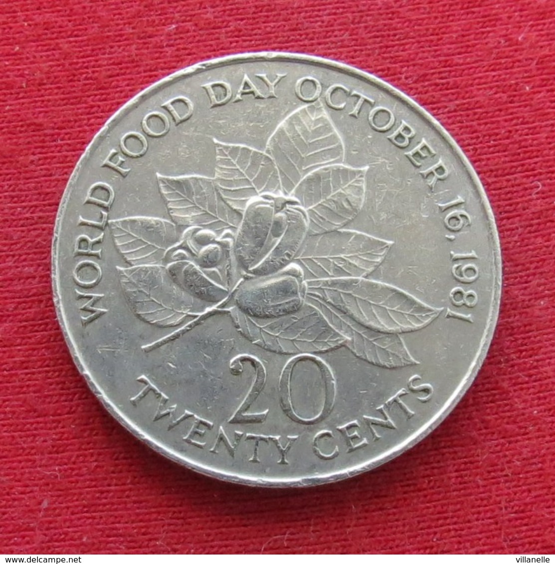 Jamaica 20 Cents 1984 KM# 120 Food Day Jamaique Jamaika - Jamaica