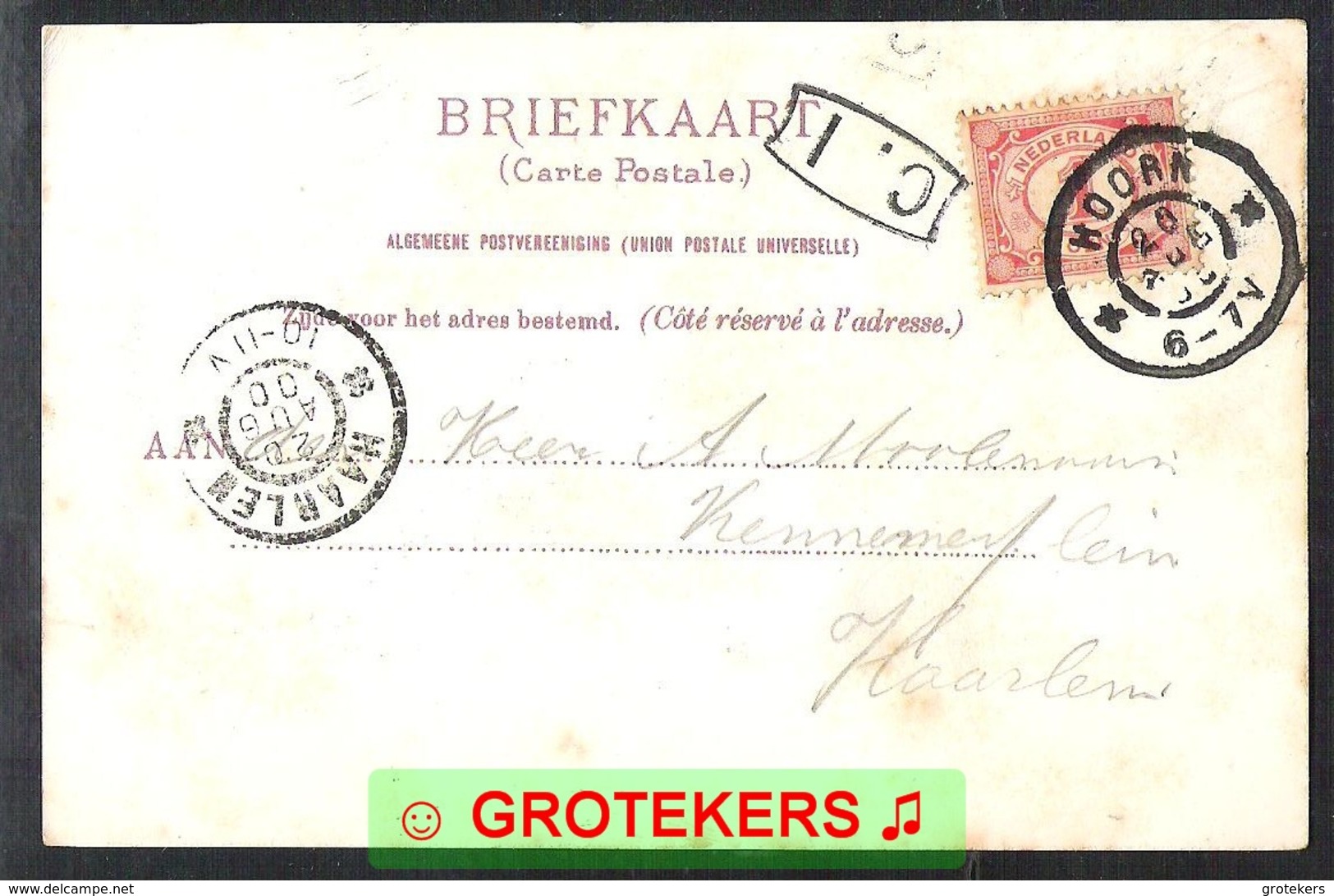 HOORN Groete Uit 1900 Doorloper - Hoorn