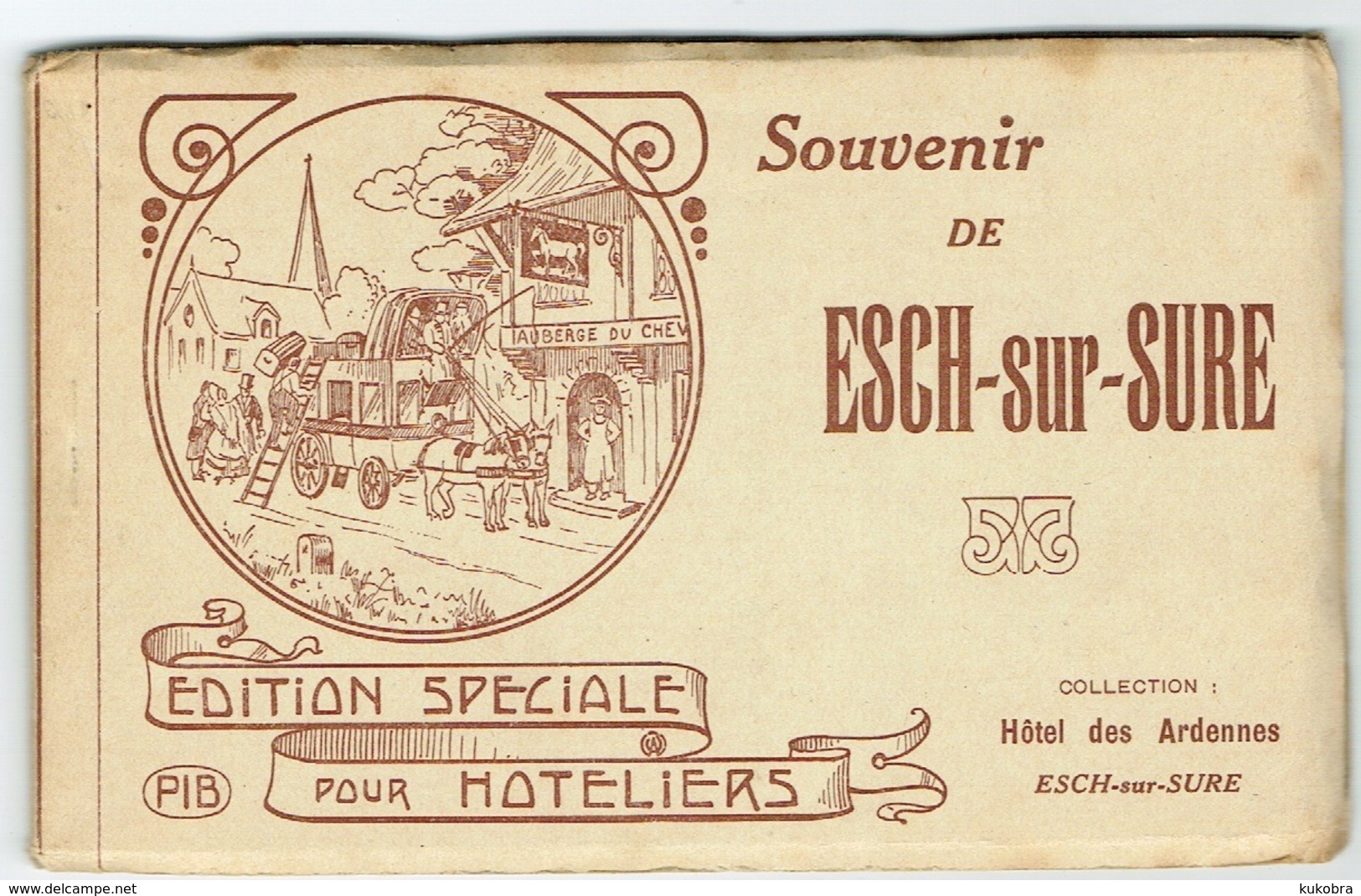 Carnet Souvenir De Esch-sur-Sure Edition Speciale Pour Hoteliers PIB.Complet - Autres & Non Classés