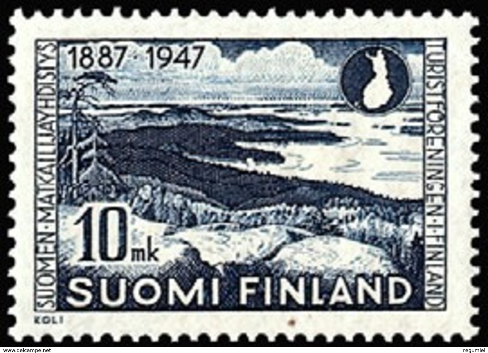 Finlandia 0333 ** MNH. 1947 - Neufs