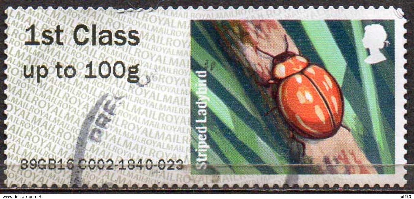 GREAT BRITAIN 2016 Post & Go: Ladybirds. Striped Ladybird - Post & Go Stamps