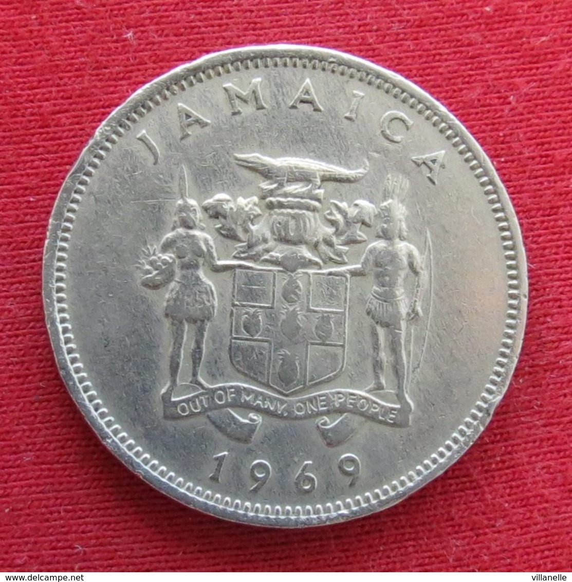 Jamaica 20 Cents 1969 KM# 48 *V2 Jamaique Jamaika Giamaica - Jamaica