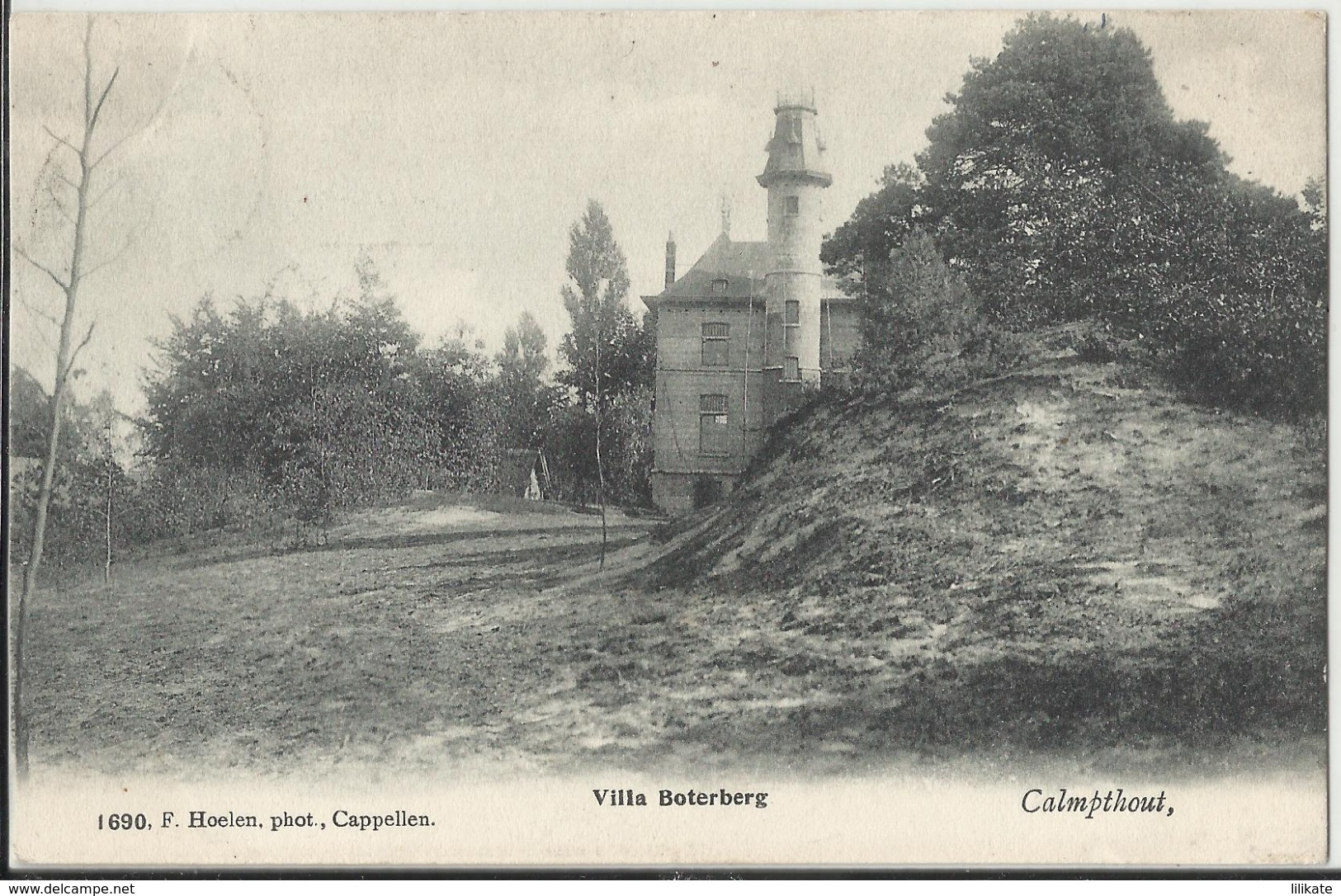 Kalmthout - Calmpthout Villa Boterberg (uitgave Hoelen Nr 1690) 1908 - Kalmthout