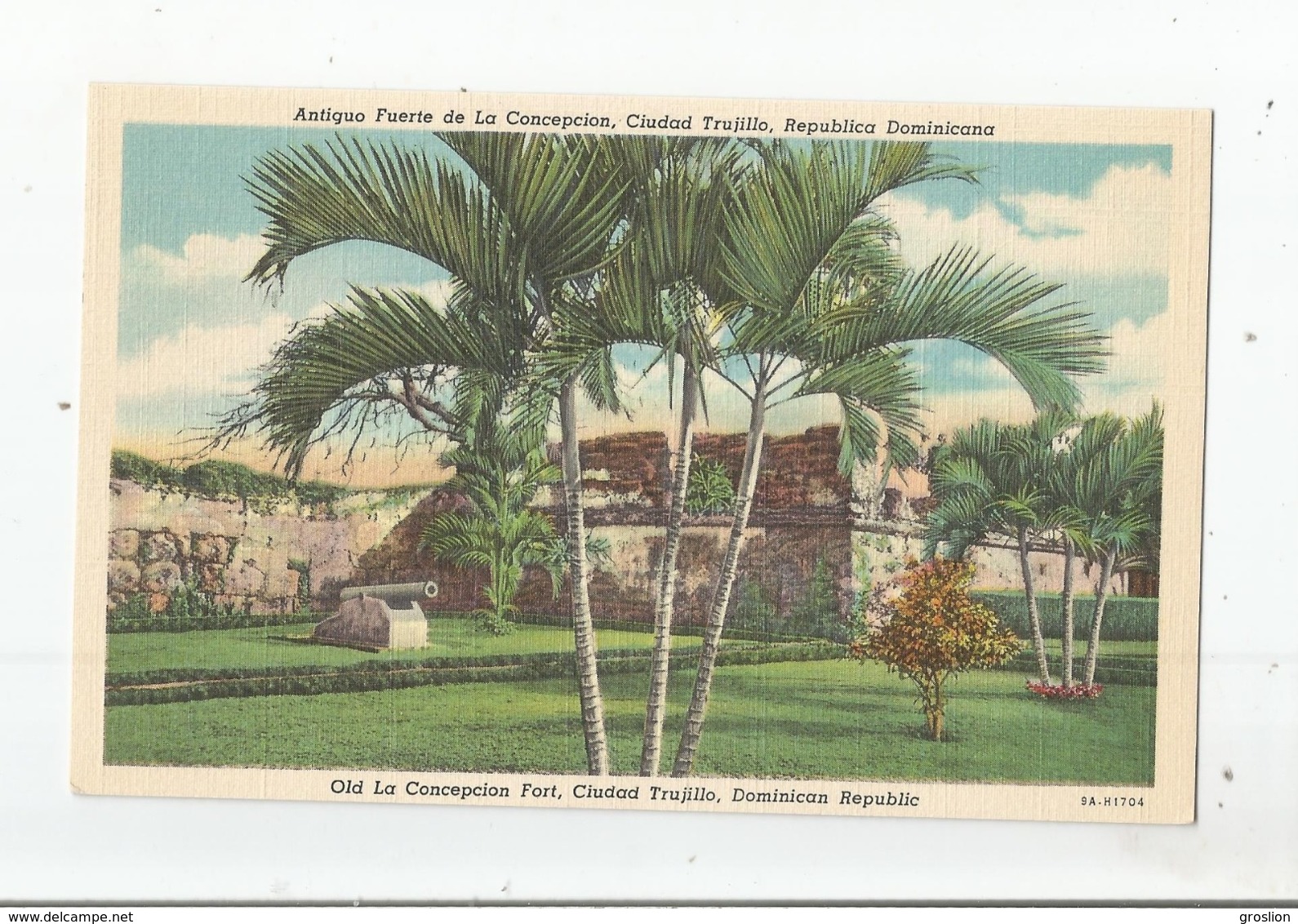 REPUBLICA DOMINICANA 9.1704 ANTIGUO FUERTE DE LA CONCEPCION CIUDAD TRUJILLO - Dominican Republic