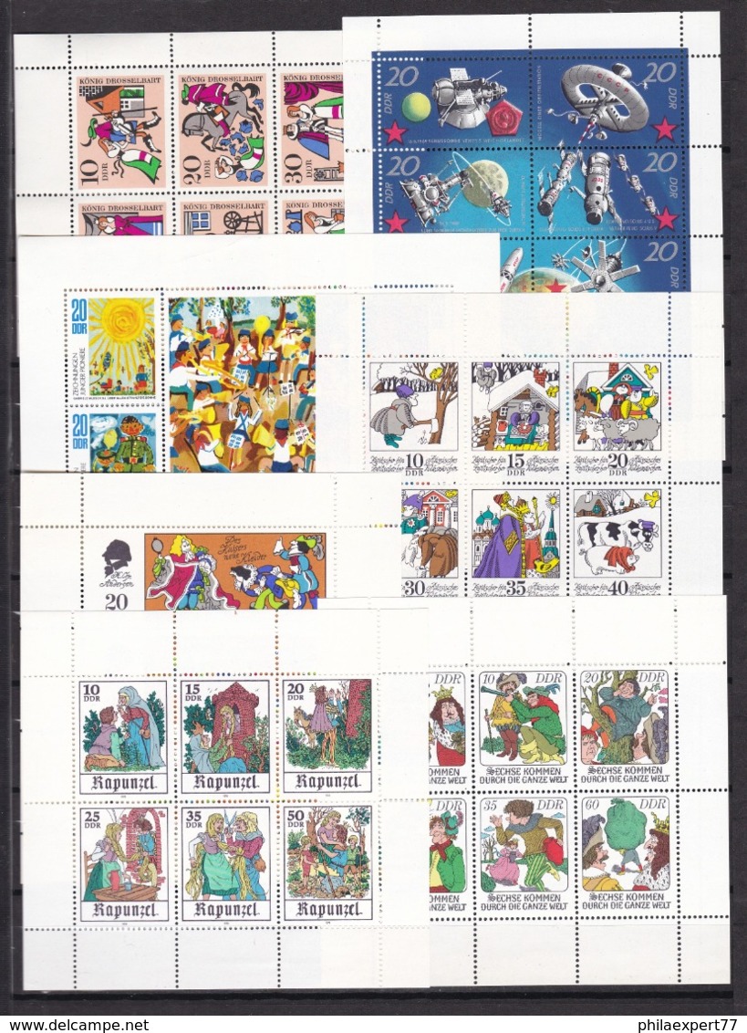 DDR - 1967/1984 - Kleinbogen Sammlung - Postfrisch/Ungebr. - Usados