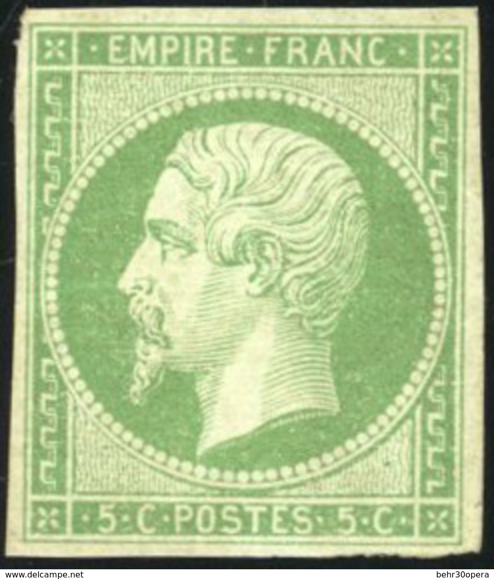 * N°12, 5c. Vert. TB. - 1853-1860 Napoléon III