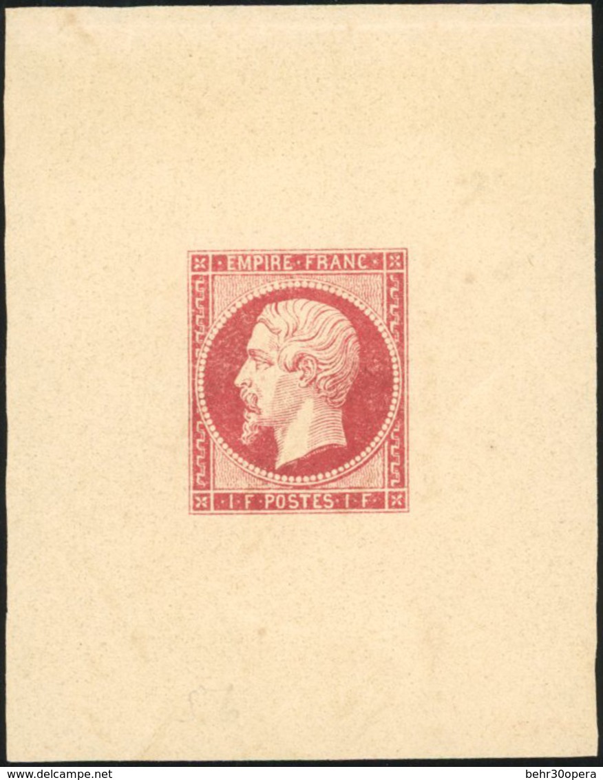 (*) N°18, Epreuve SPERATI Du 1F. Carmin. SUP. - 1853-1860 Napoléon III