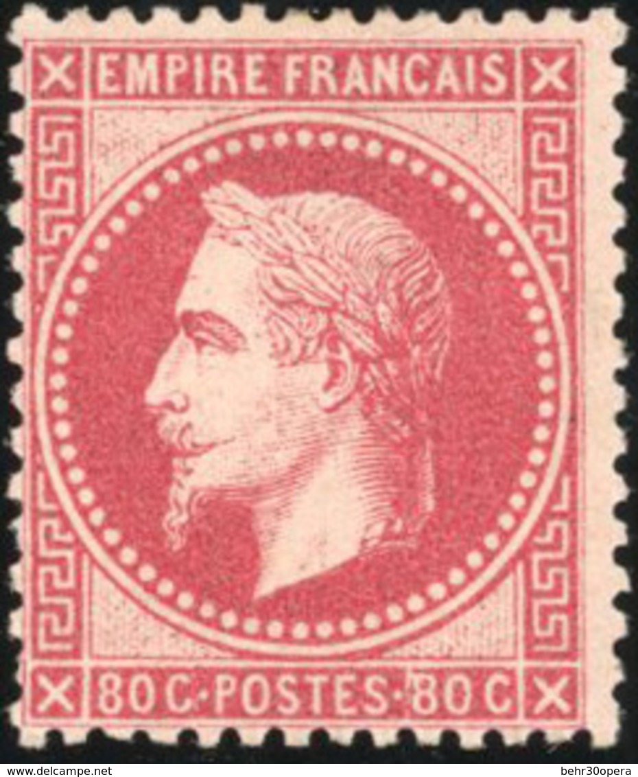 * N°32d, 80c. Rose Vif. Gomme Diminuée Partiellement. - 1863-1870 Napoléon III Lauré