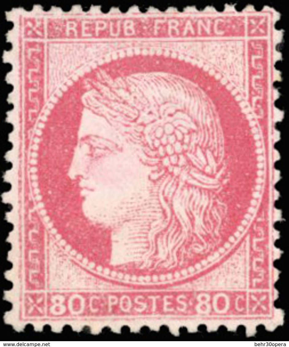 * N°57, 80c. Rose. Centrage Parfait. SUP. - 1871-1875 Ceres