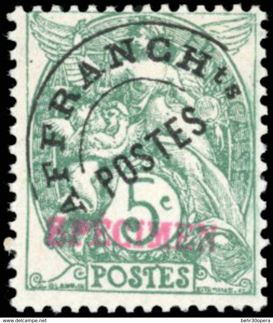 * N°111, 5c. Vert. Type Blanc. Préoblitéré, Surcharge ''SPECIMEN'' En Rouge. SUP. RR. - Autres & Non Classés