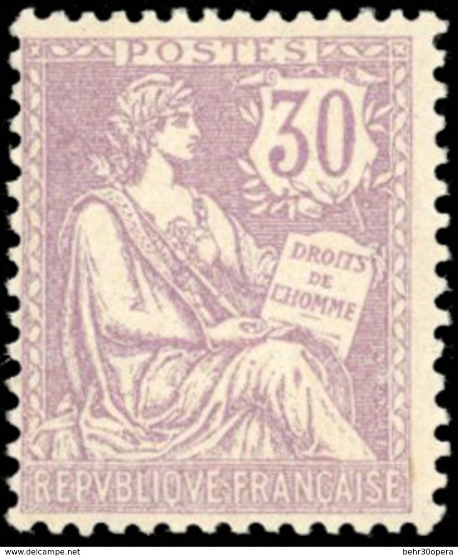 * N°128, 30c. Violet. TB. - Autres & Non Classés