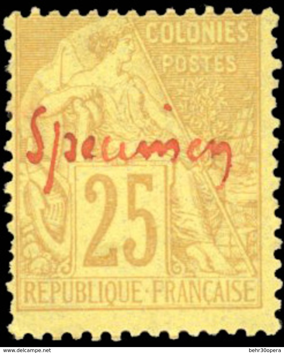 * N°46+ 47x2, + 48x2 + 51 + 53. 7 Valeurs Surcharge ''SPECIMEN'' En Rouge. SUP. - Otros & Sin Clasificación