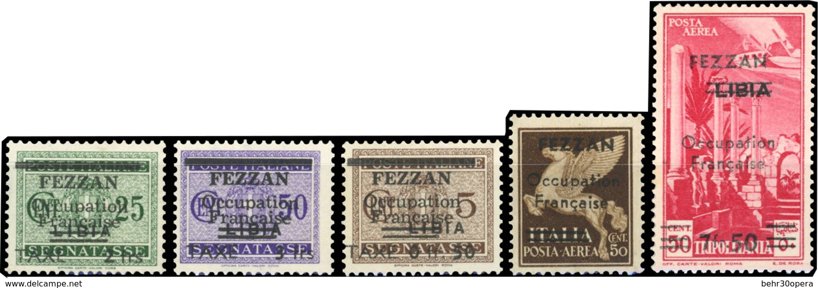 * Collection De FEZZAN De 1946 à 1951 Dont Taxe 1-3-4 Et PA1-2 + GHADAMES. SUP. - Otros & Sin Clasificación