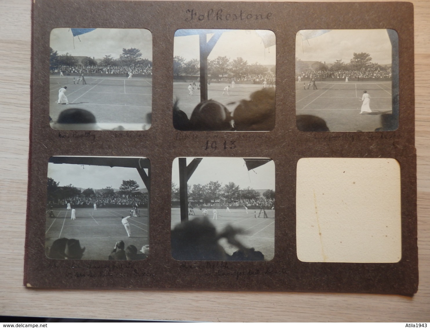 TENNIS - Année:1913 - Lot De 17 Photos - Angleterre, Eastbourne Et Fokestone - Voir Description En Dessous - Tennis