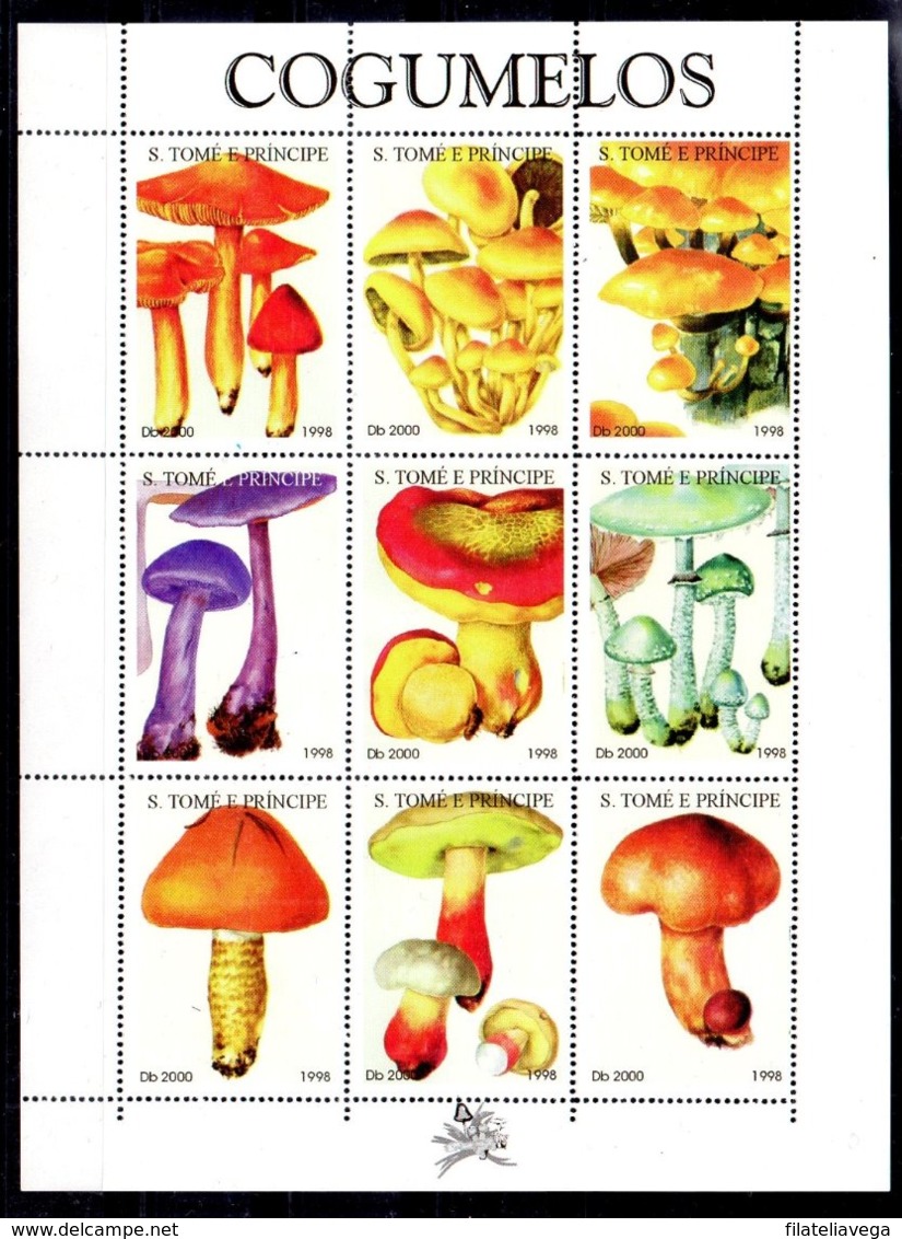 Santo Tomé Y Principe Serie Completa Nº Michel 1814/22 ** SETAS (MUSHROOMS) - Sao Tome And Principe