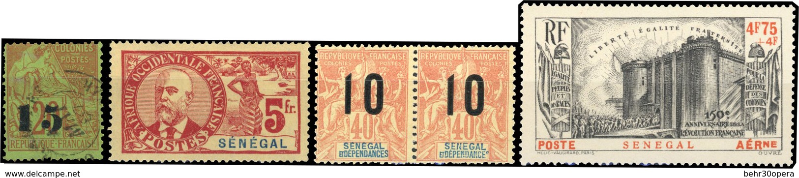 * Beau Début De Collection De La Première Série à 1940 En Neufs Et Obl. + Lettres + MADAGASCAR + SOUDAN + COTE DES SOMAL - Otros & Sin Clasificación