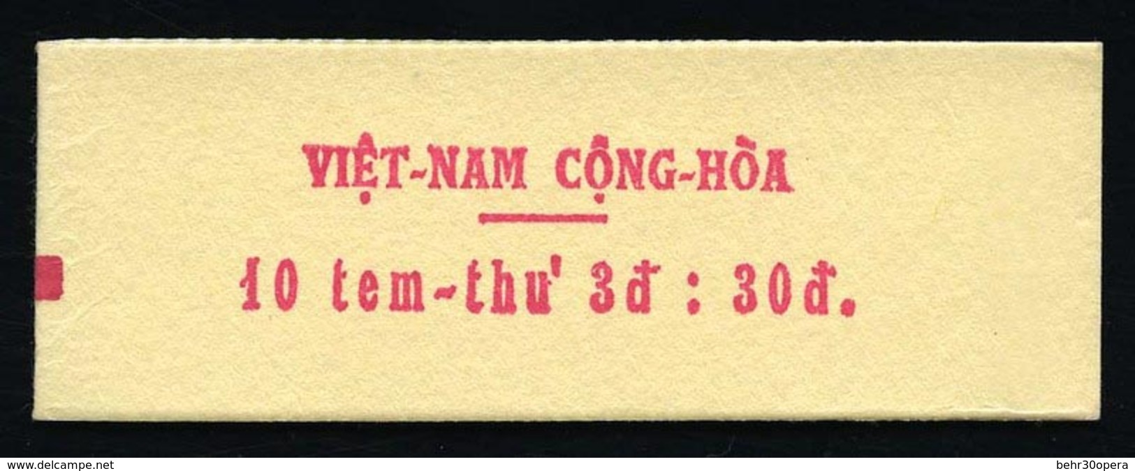 ** N°329, Carnet De 10 Timbres. TB. - Vietnam