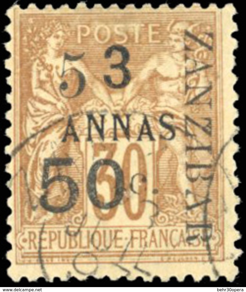 O N°35e, 5 Et 50c. S. 3a. Surcharge Type VI. TB. - Otros & Sin Clasificación