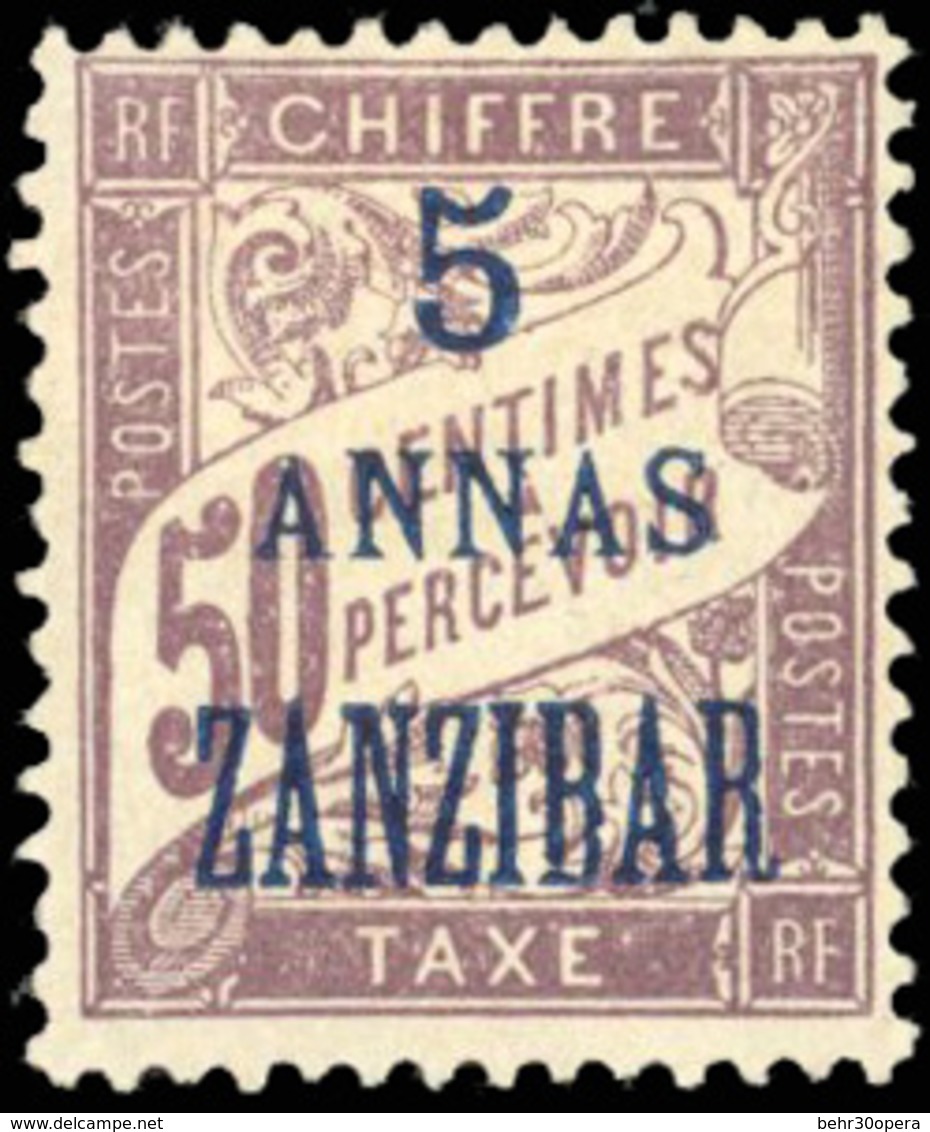 * N°1/5, 5 Valeurs De Timbres-taxe. TB. - Autres & Non Classés