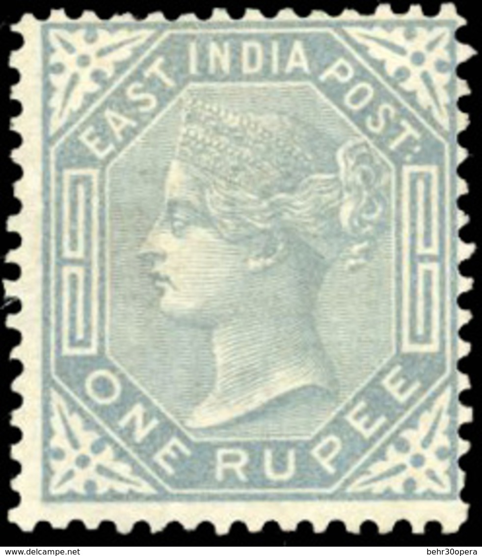 * N°29/32, Série Complète De 5 Timbres De L'émission East India De 1874 Y Compris Le 30a (6a. Bistre-olive). (SG#77-79/8 - Otros & Sin Clasificación