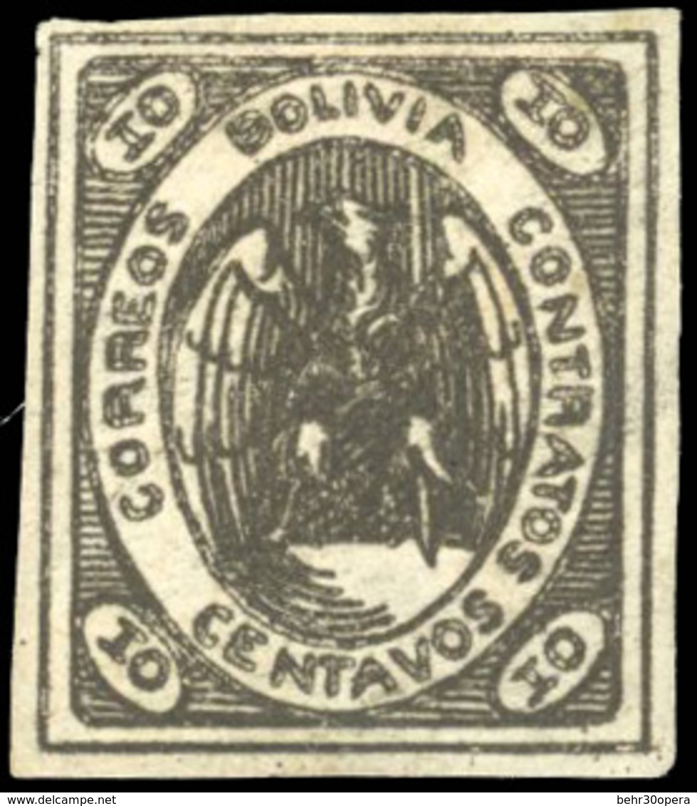 (*) N°4, 10c. Brun. TB. - Bolivie