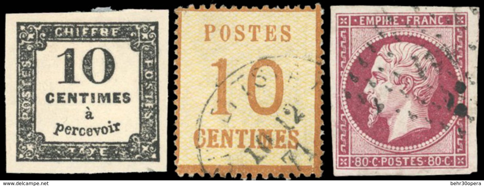 * Petit Ensemble De Timbres De FRANCE CLASSIQUE, TIMBRES TAXE, ALSACE LORRAINE. Timbres Neufs Et/ou Oblitérés. Très Bon  - Collections