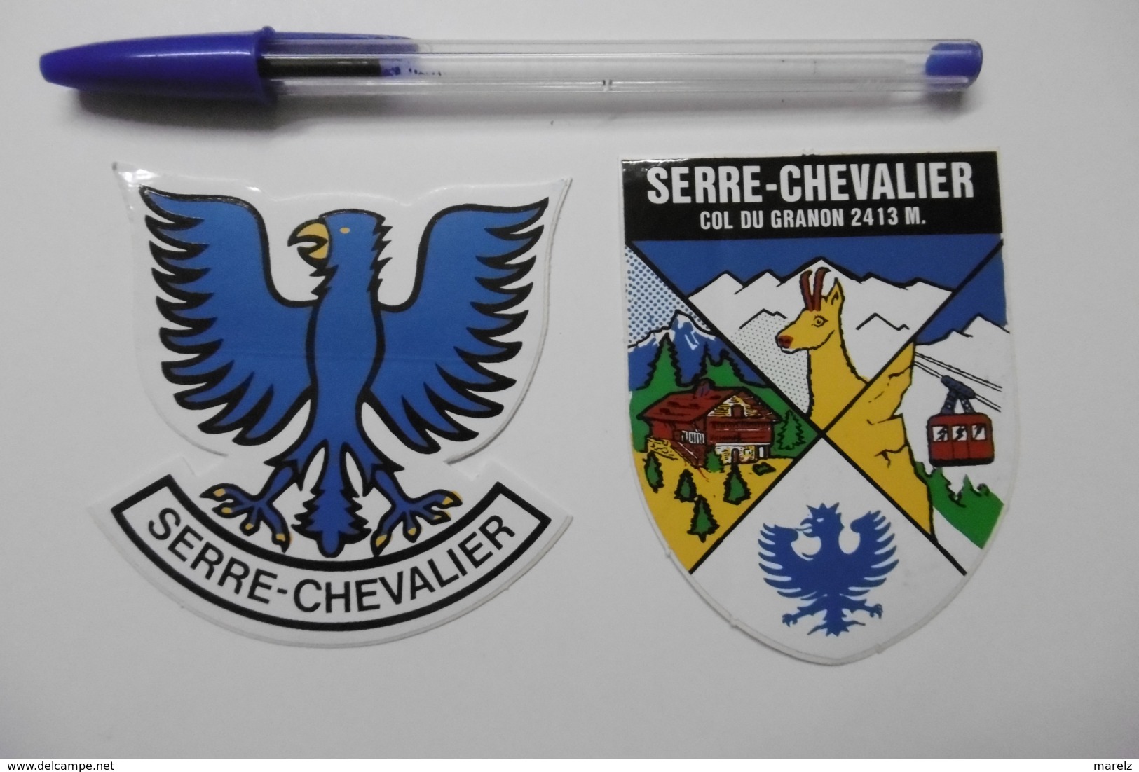 Autocollant Stickers - Blason SERRE-CHEVALIER - écusson Adhésif BRIANCON 05 HAUTES ALPES - Autocollants