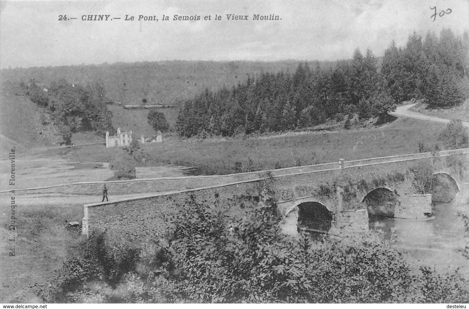 24 Le Pont La Semois Et Le Vieux Moulin - Chiny - Chiny