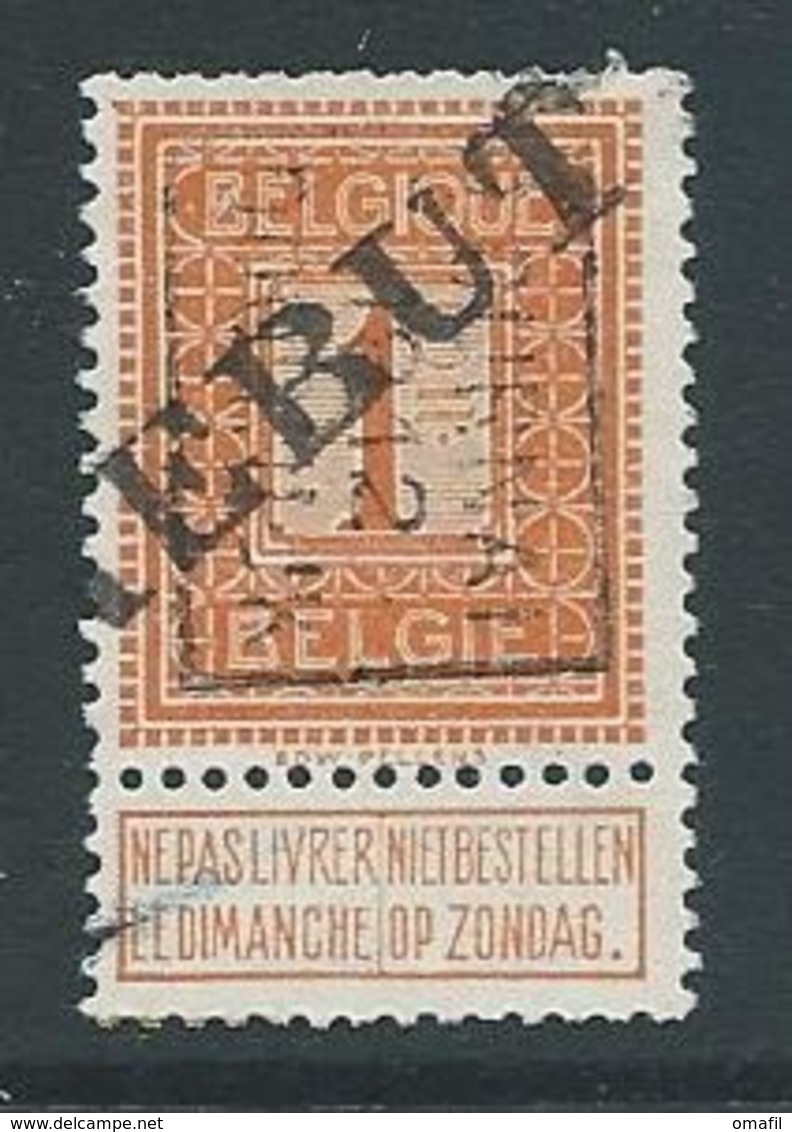 Voorafgestempeld Nr.108 (2035 B) Tournai 1912 Met Rebutstempel - Rollenmarken 1910-19