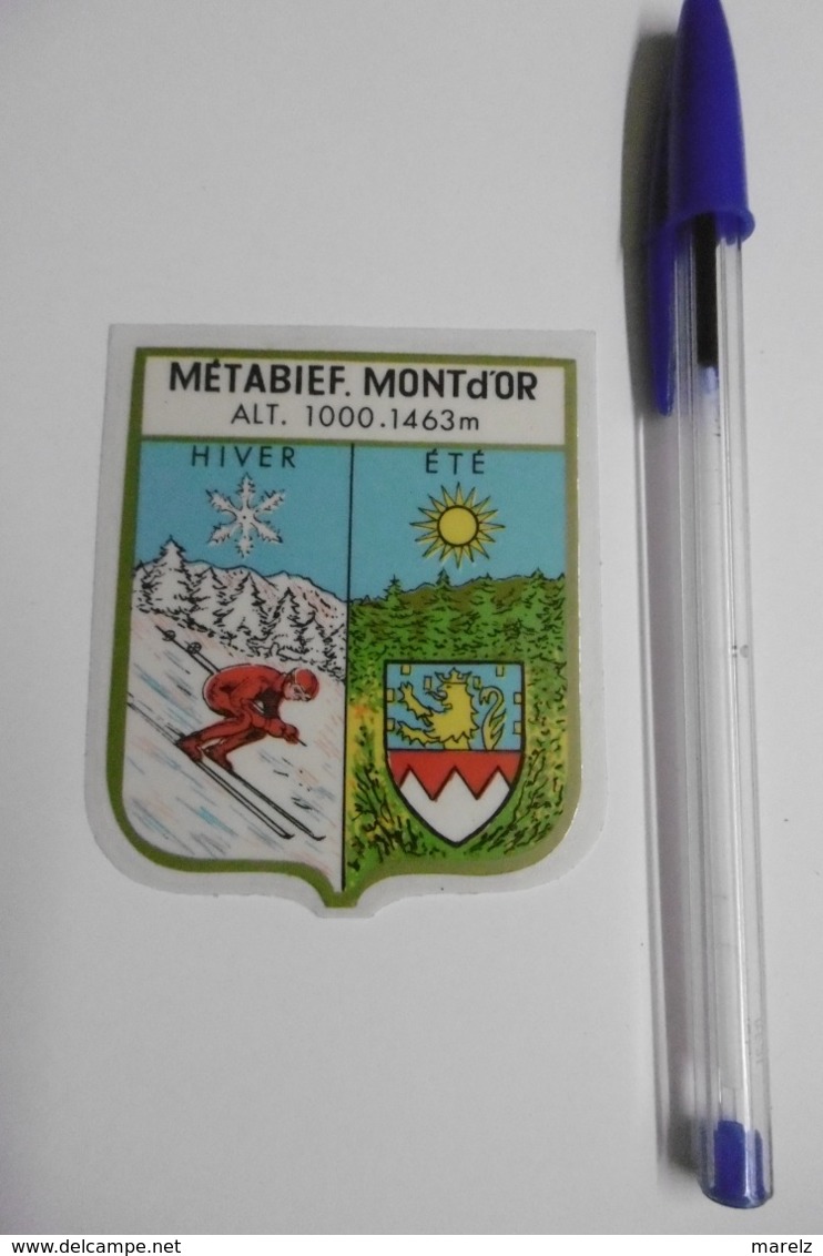 Autocollant Stickers - Blason METABIEF - écusson Adhésif 25 DOUBS - Adesivi