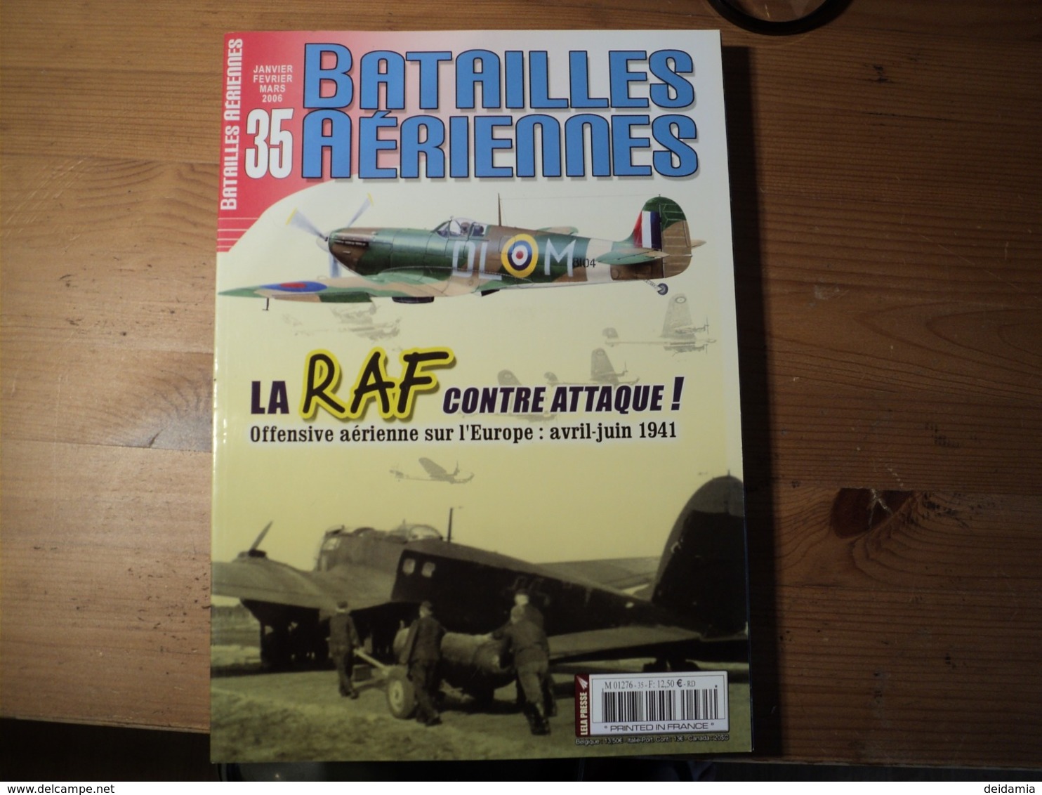 Magazine BATAILLES AERIENNES N° 35 Janvier – Février - Mai – 2006  Revue Trimestrielle. En Couverture: « La RAF Contre A - Aviation