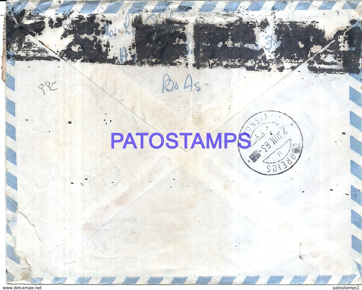 120765 ARGENTINA BUENOS AIRES COVER YEAR 1963 CIRCULATED TO PORTUGAL NO POSTAL POSTCARD - Altri & Non Classificati